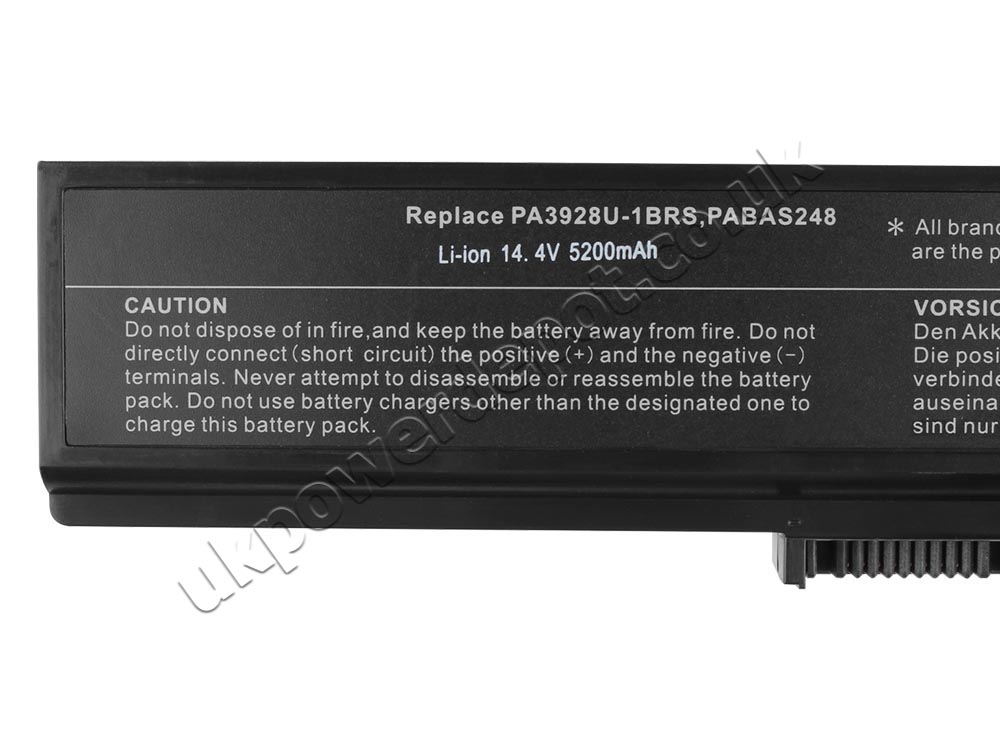 47Wh 8Cell Toshiba PA3928U-1BRS Battery