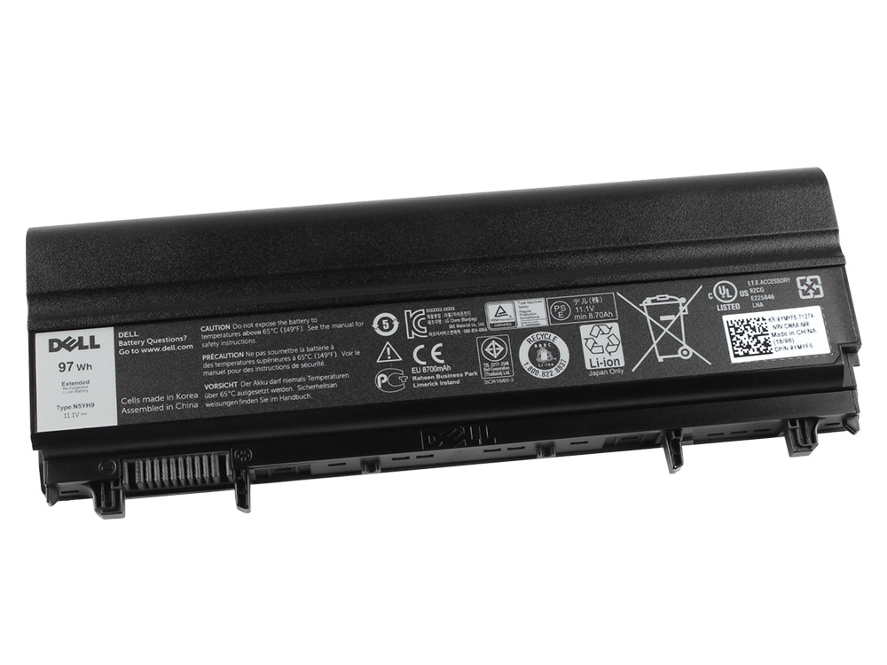 97Wh 9Cell Dell 970V9 Battery