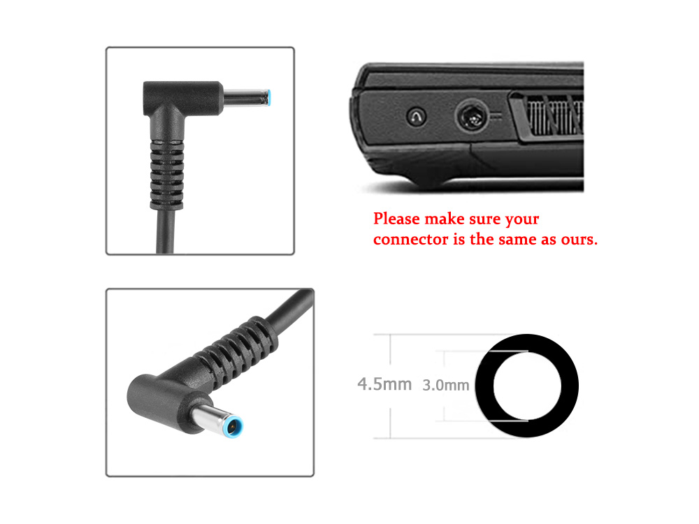 45W Laptop Charger Compatible With EliteBook 650 G9 With Power Supply