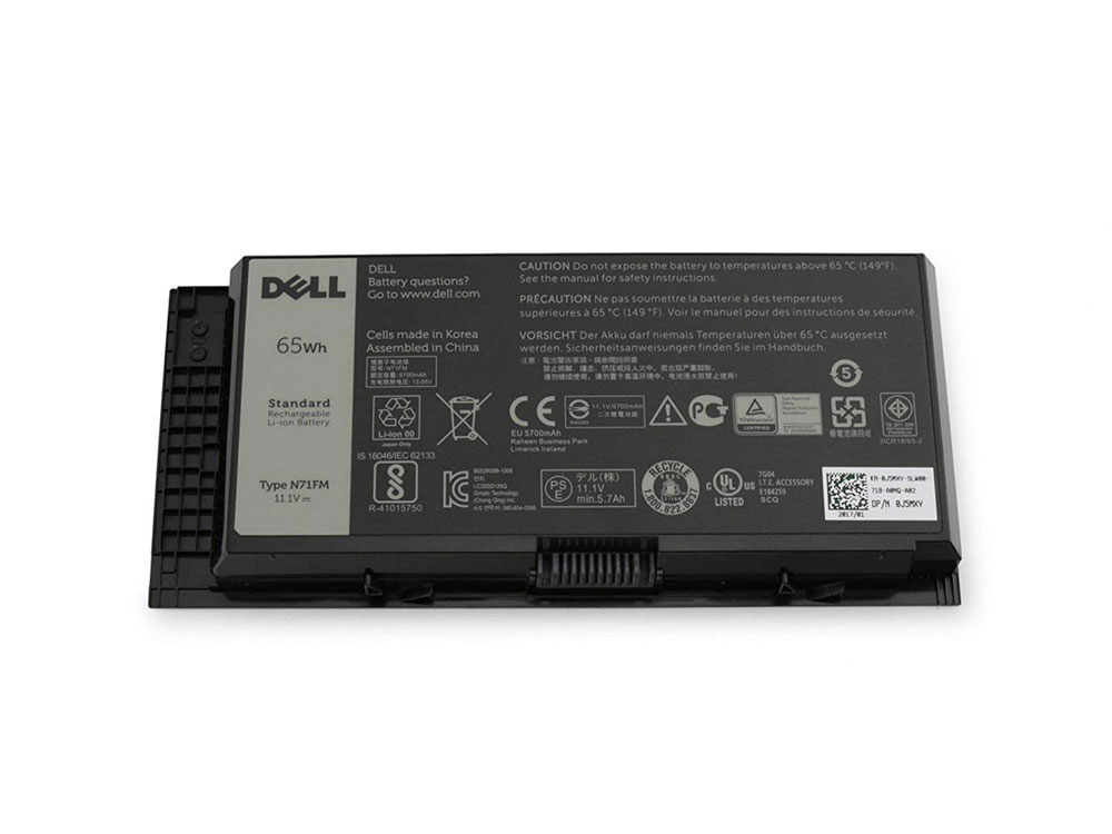 Original Dell Precision M4700-7872 Battery 65Wh