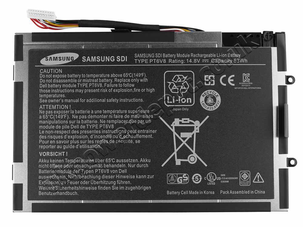 8 Cell Dell Alienware M11x M11x R1 M11x R2 M11x R3 Battery