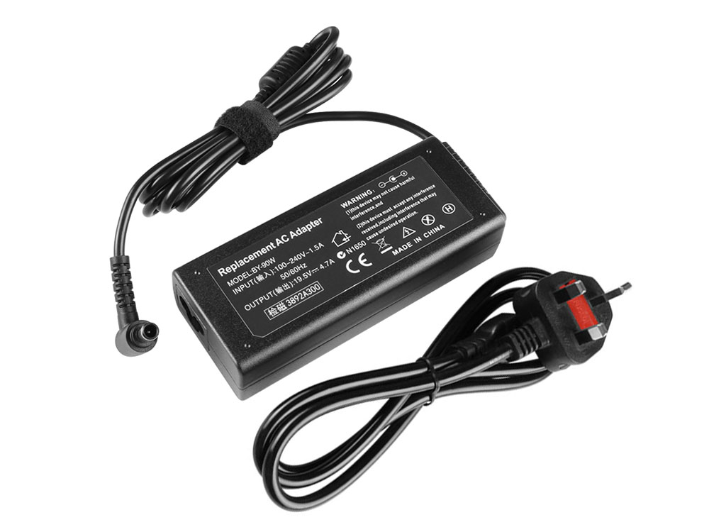 90W Laptop Charger Compatible With VAIO 11126CA With Power Supply