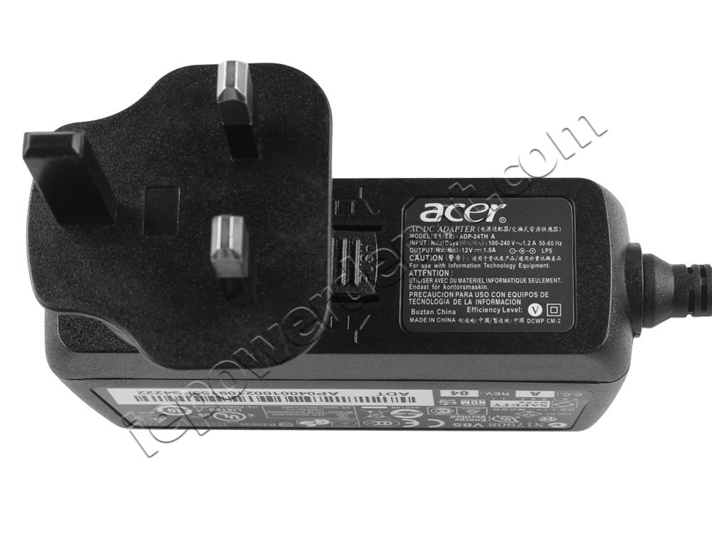 18W Acer Aspire Switch 10 SW5-012-14HK AC Adapter Charger