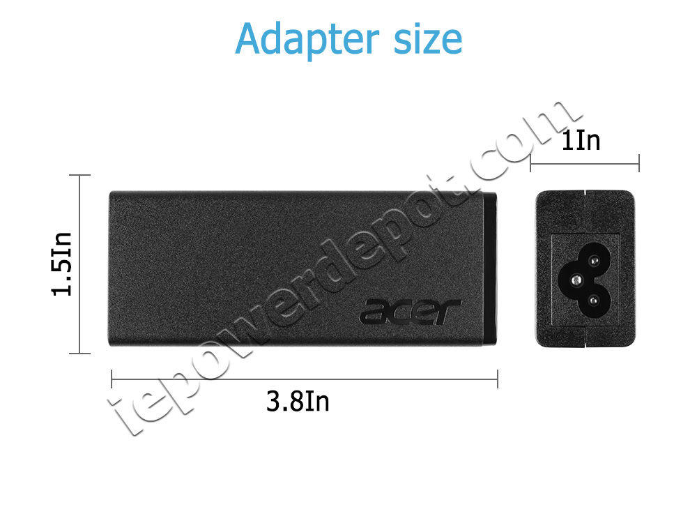 Original 45W Adapter Charger Packard Bell EasyNote LG71BM 17.3 + Cord