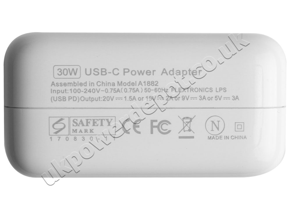 20V 1.5A 30W for Apple 661-02315 Power Adapter Charger