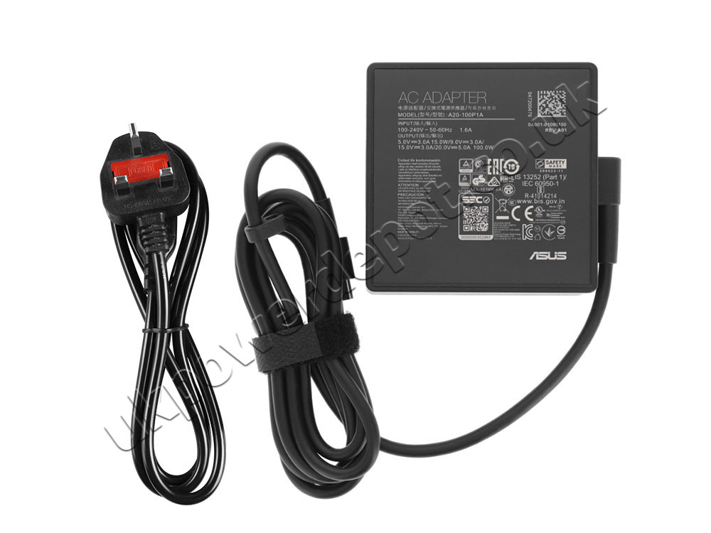 100W USB-C Charger Acer Swift 3 OLED SF314-71-77N1 AC Adapter + Cable - Click Image to Close