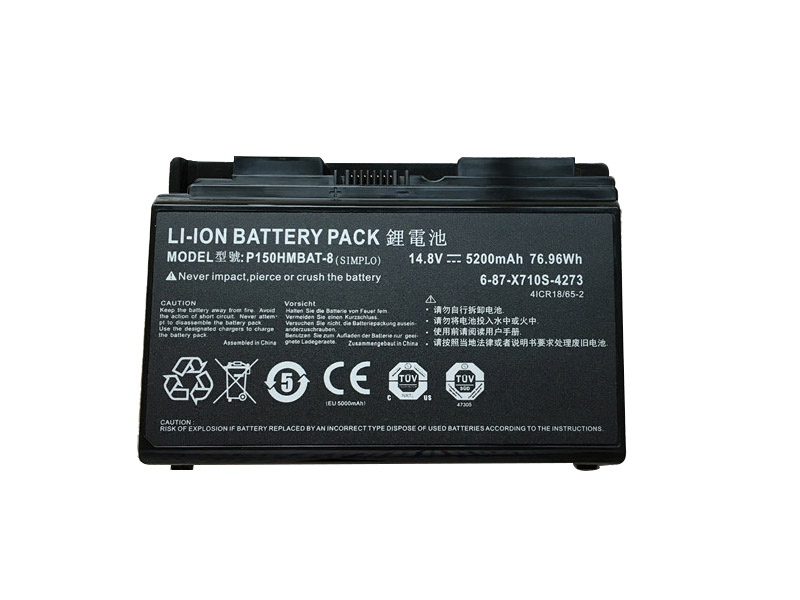 Battery Schenker XMG P701 (P170HM) 5200mAh - Click Image to Close