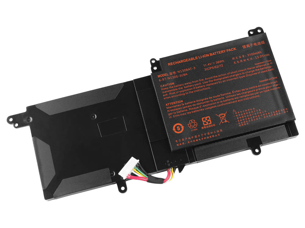 Battery Schenker Slim 13-L17cvc (10504470) (N130WU) 3100mAh 36Wh - Click Image to Close