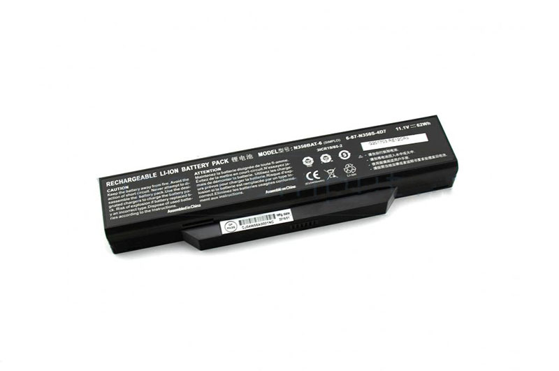 Battery Clevo N350BAT-6 N350BAT-9 5600mAh 62Wh