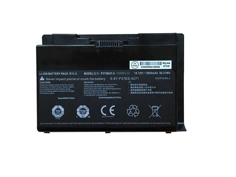 Battery Schenker XMG P723 5900mAh 89.21Wh