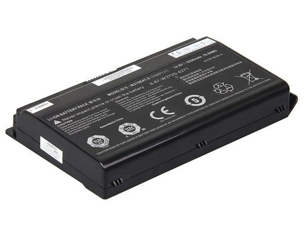 Battery Clevo W355SSQ 5200mAh 8-Cell