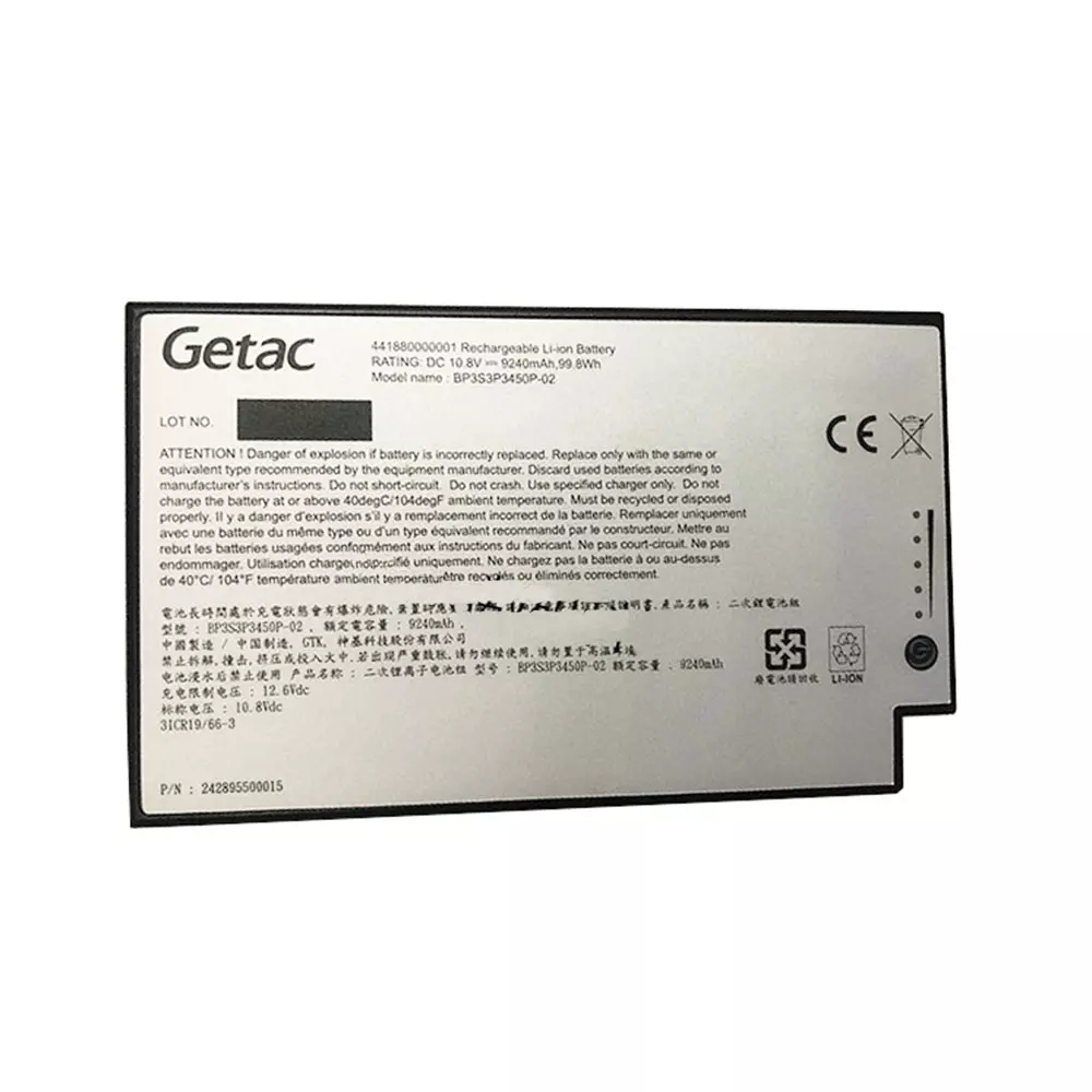 Battery Getac B300X B300 9240mAh 99.8Wh - Click Image to Close
