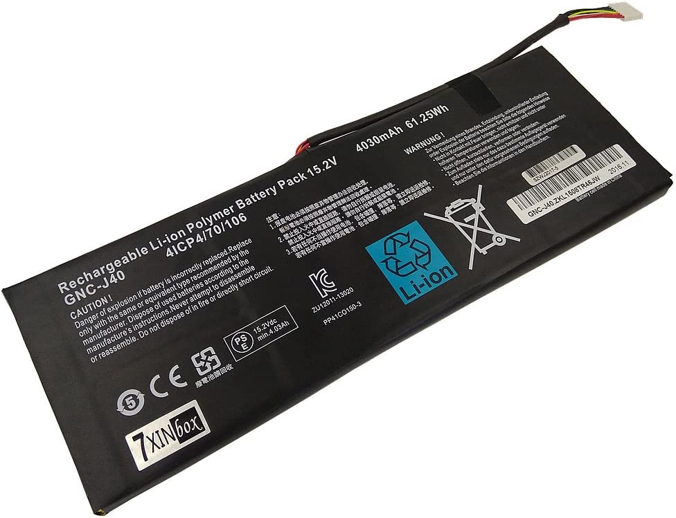 Battery Gigabyte P34G v2-1 4030mAh 61.25Wh