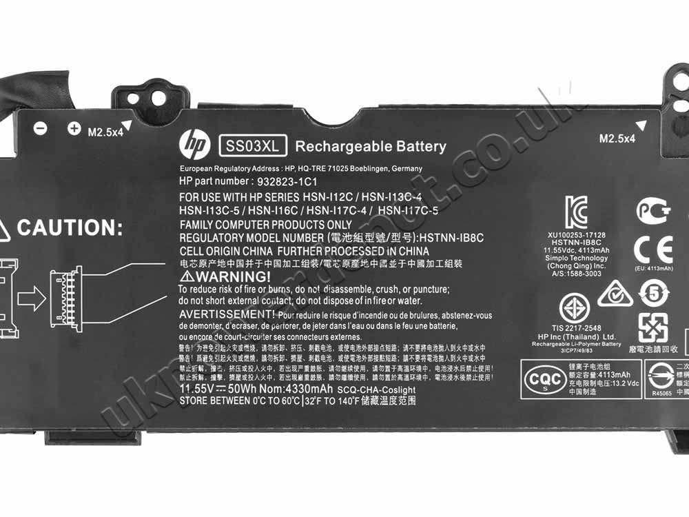 Original Battery HP EliteBook 840 G5 4330mAh 50Wh