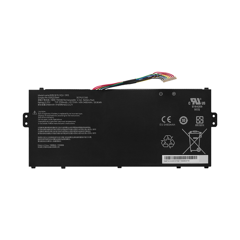 Battery Haier 916Q2294H SQU-1901 3700mAh 42.73Wh