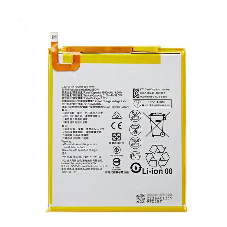 Original Battery Huawei M3 BTV-DL09 4980mAh 19Wh