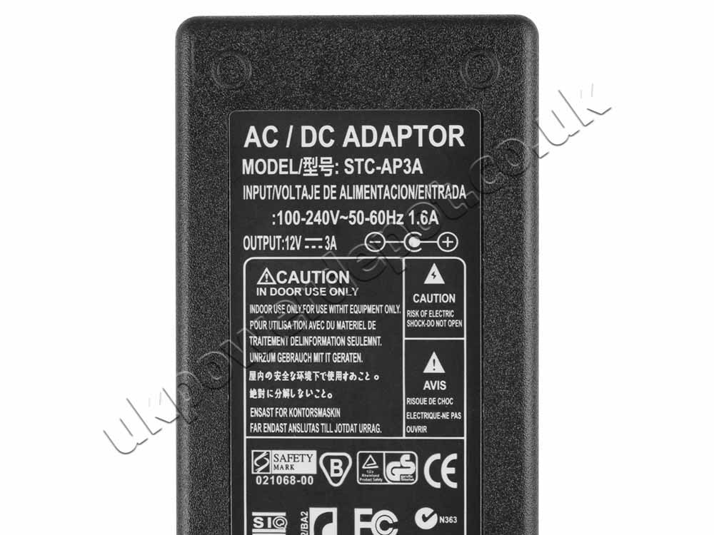 36W Charger Medion Akoya E11201 (MD 62368) AC Adapter + Cable