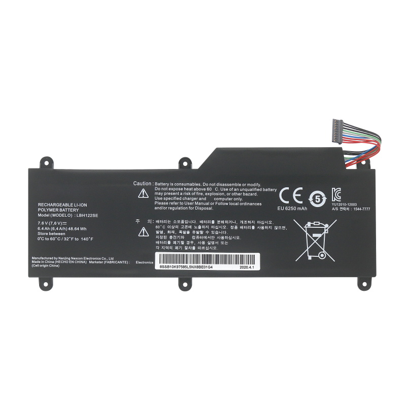 Battery LG 15U530-G.AKLGE2 6400mAh 48.64Wh