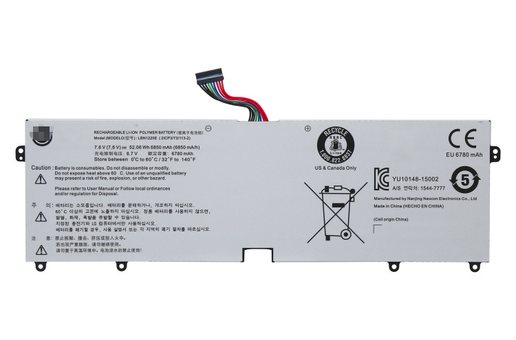 Battery LG 15UD560-G 6850mAh 52.06Wh