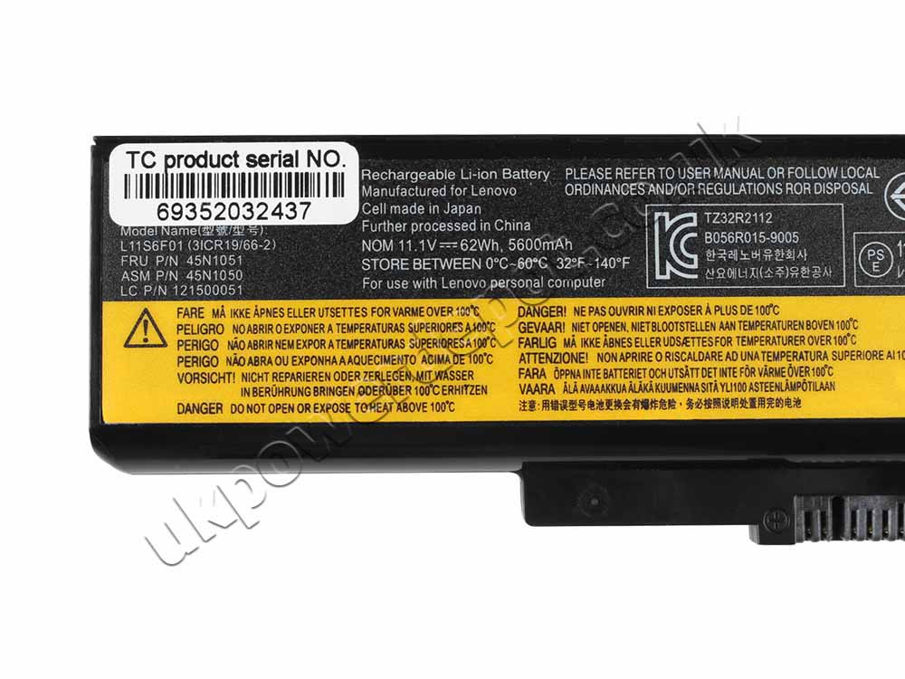 5600mAh Lenovo IdeaPad G580 2189-88U G580 2189-82U Battery