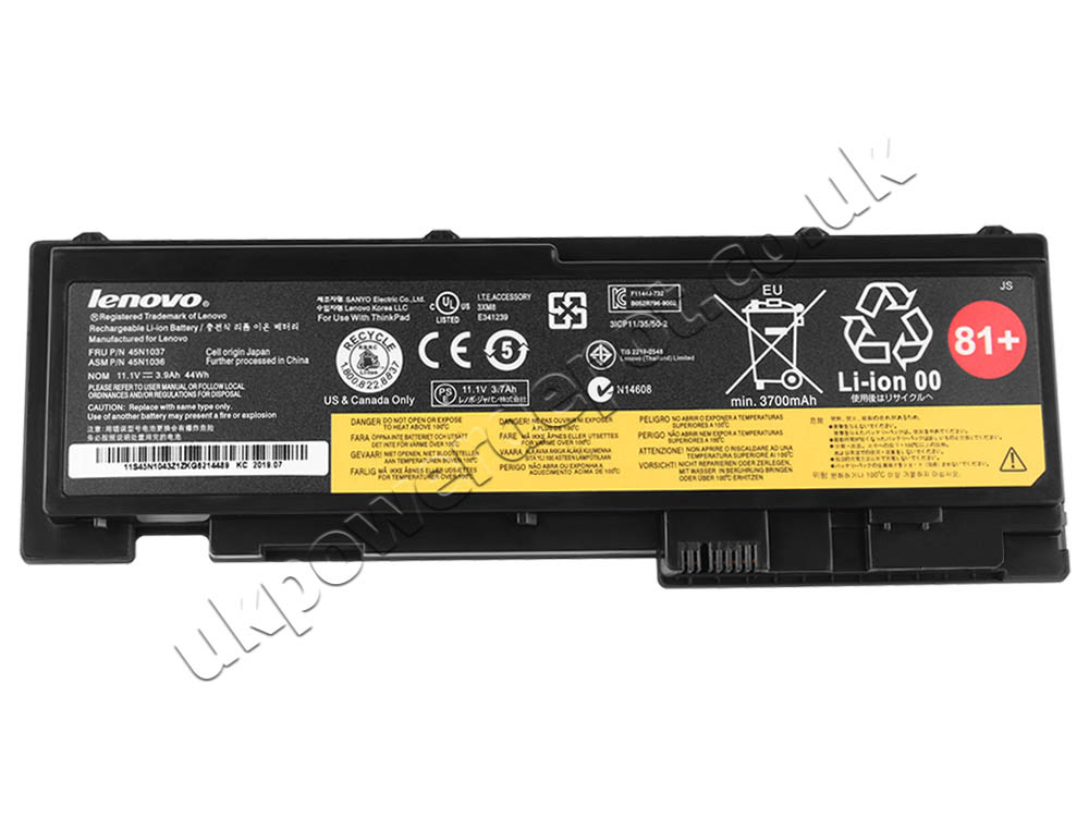 3900mAh Lenovo ThinkPad T420s 4170-27U 4170-3DU Battery