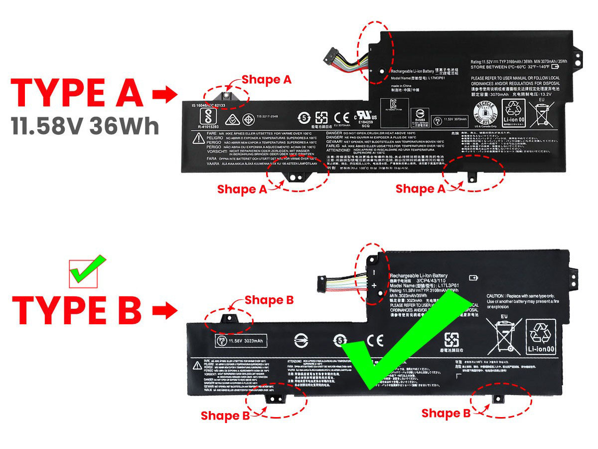 Battery Lenovo Flex 6-11IGM 3070mAh 36Wh