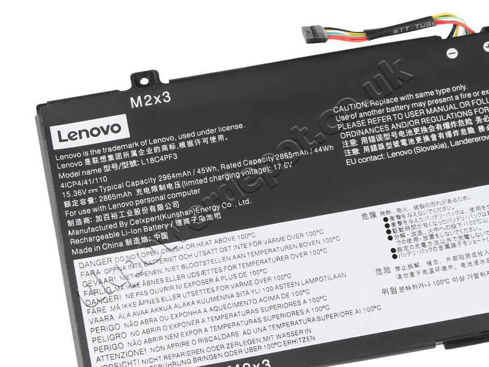 Original 2964mAh 45Wh Battery Lenovo 4ICP4/41/110