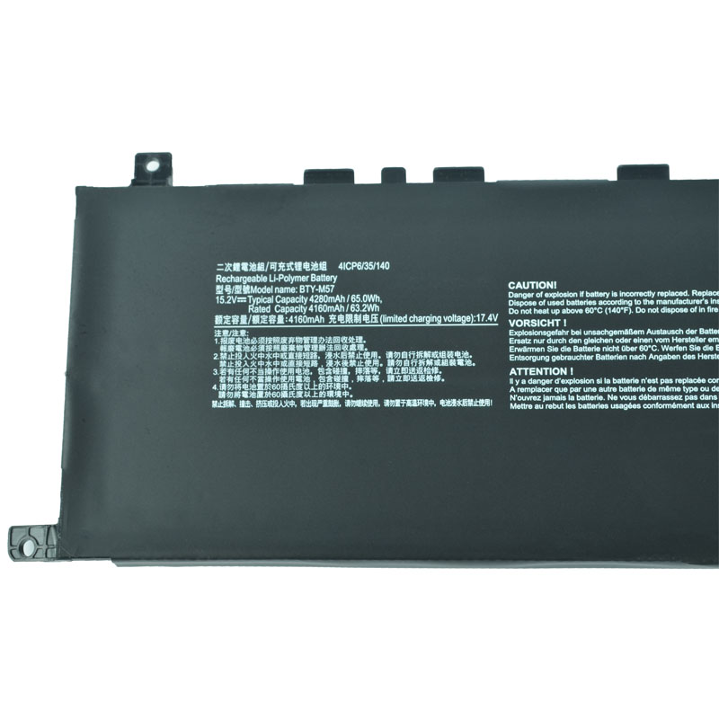 4280mAh 65Wh 4-Cell MSI Vector GP77 13VF Battery