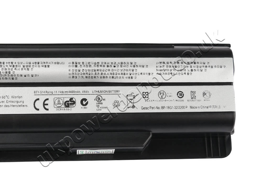 4400mAh MSI GE60 2PL-622XUA GE60 2PL-400XVN Battery