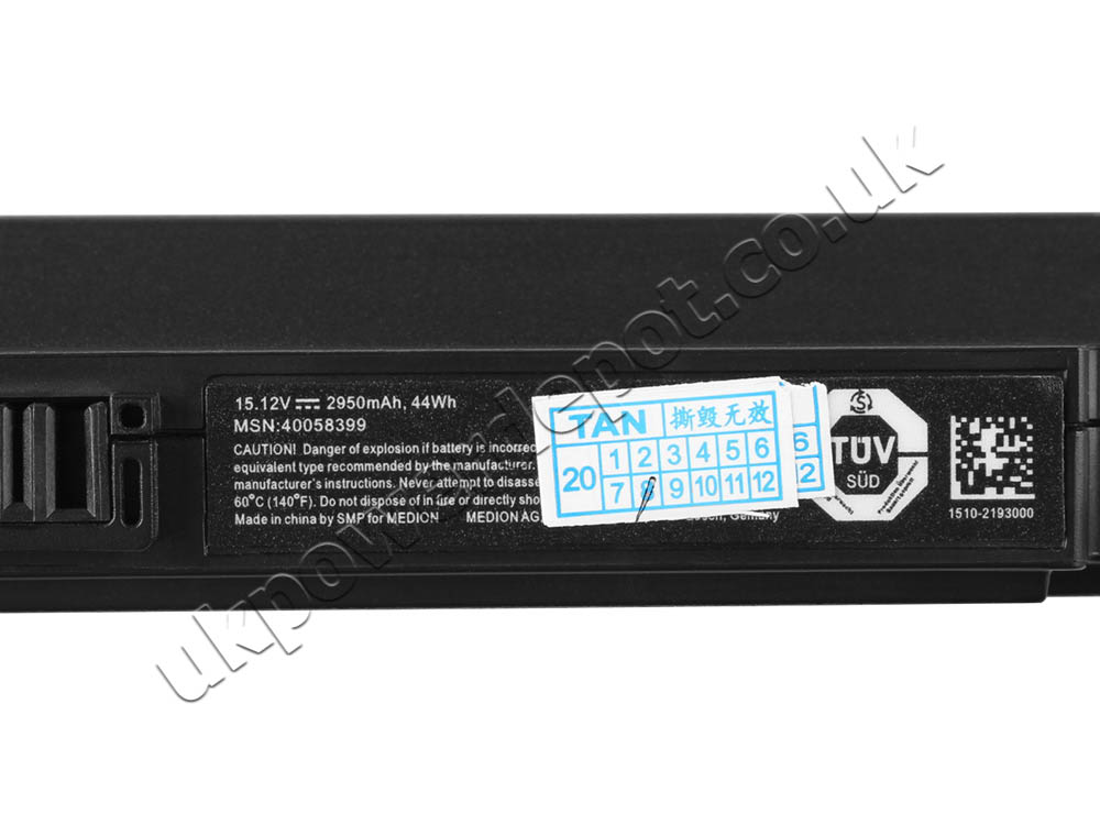 Original Battery Medion Akoya E6431 MD 60109 2950mAh 44Wh