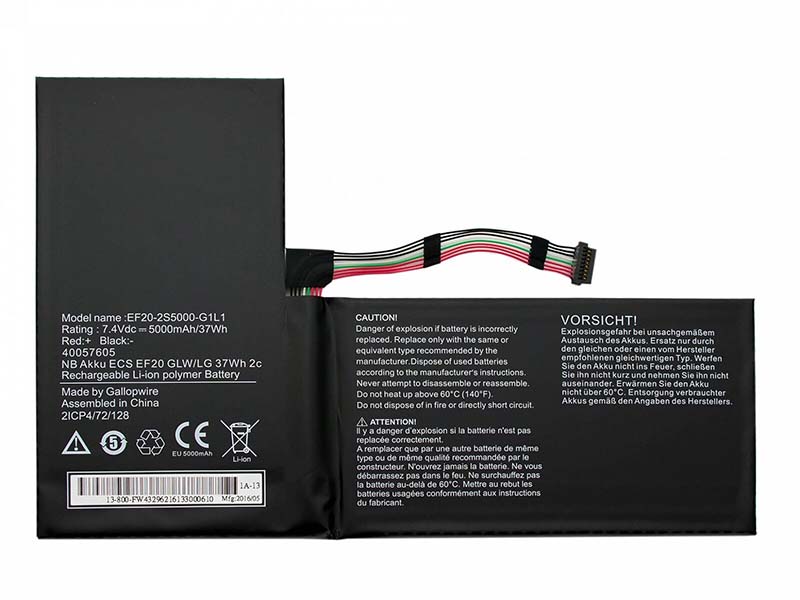 Original Medion Akoya E2213 Battery 37Wh 5000mAh