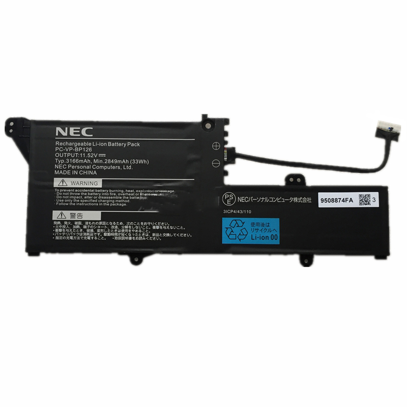 Battery NEC GN10R7/9A PC-GN10R79AA 3166mAh 33Wh