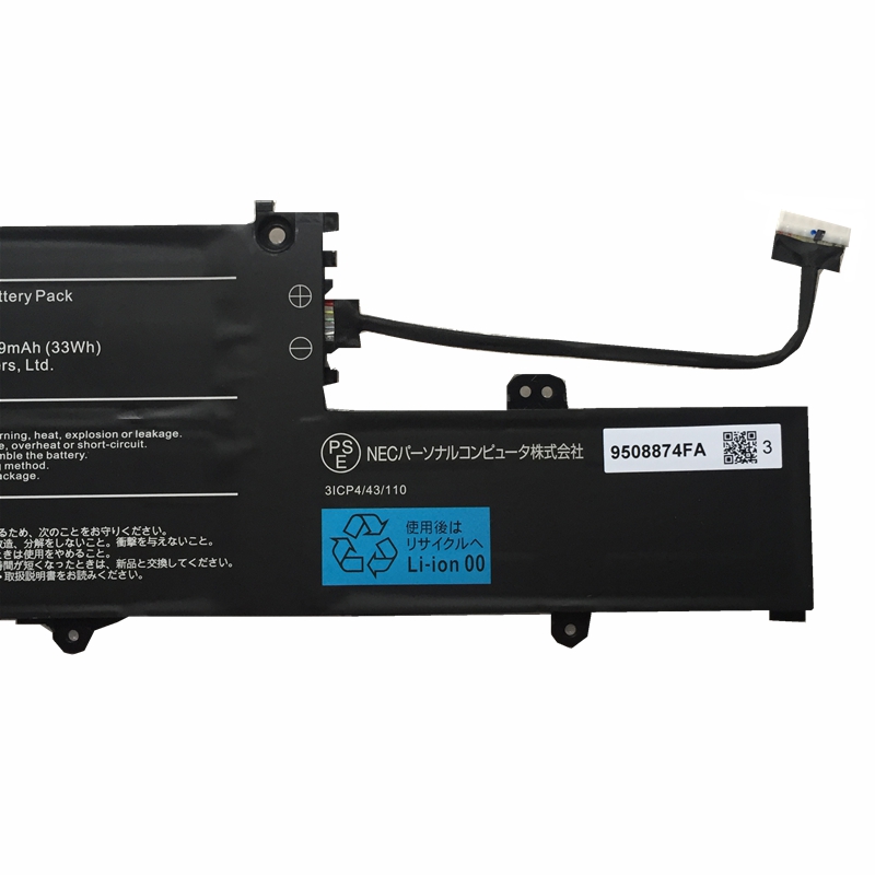 Battery NEC GN10R7/9A PC-GN10R79GA 3166mAh 33Wh