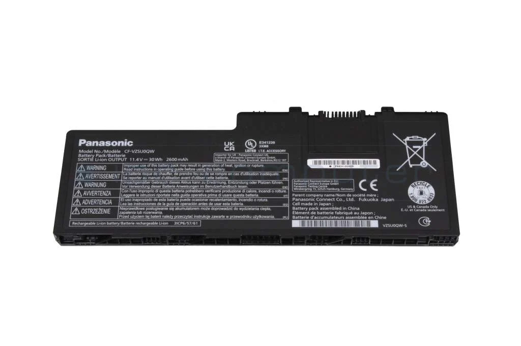 Original 2600mAh 30Wh Panasonic CF-20 Mk1 Mk2 Battery