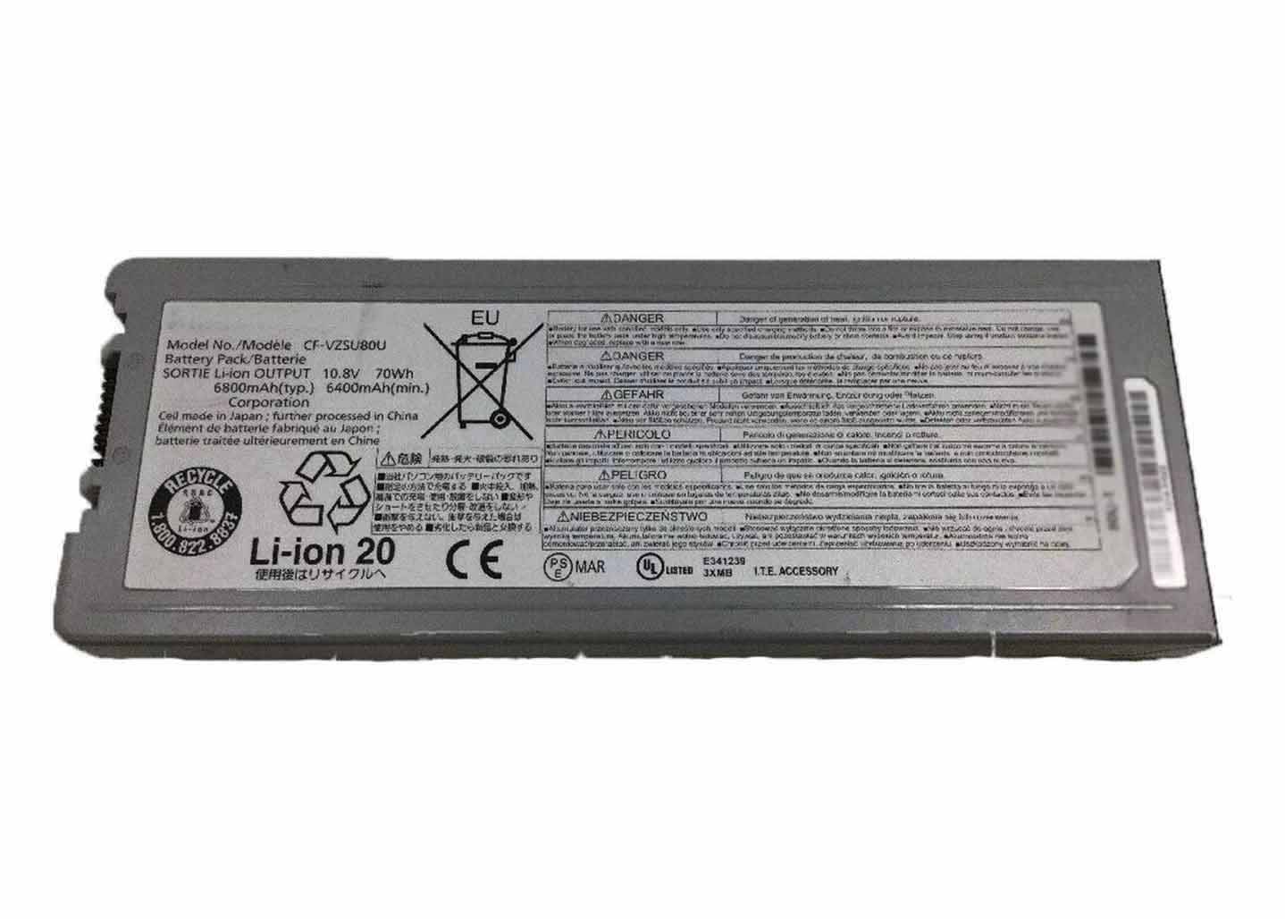 Original Panasonic CF-VZSU82U Battery 70Wh 6800mAh