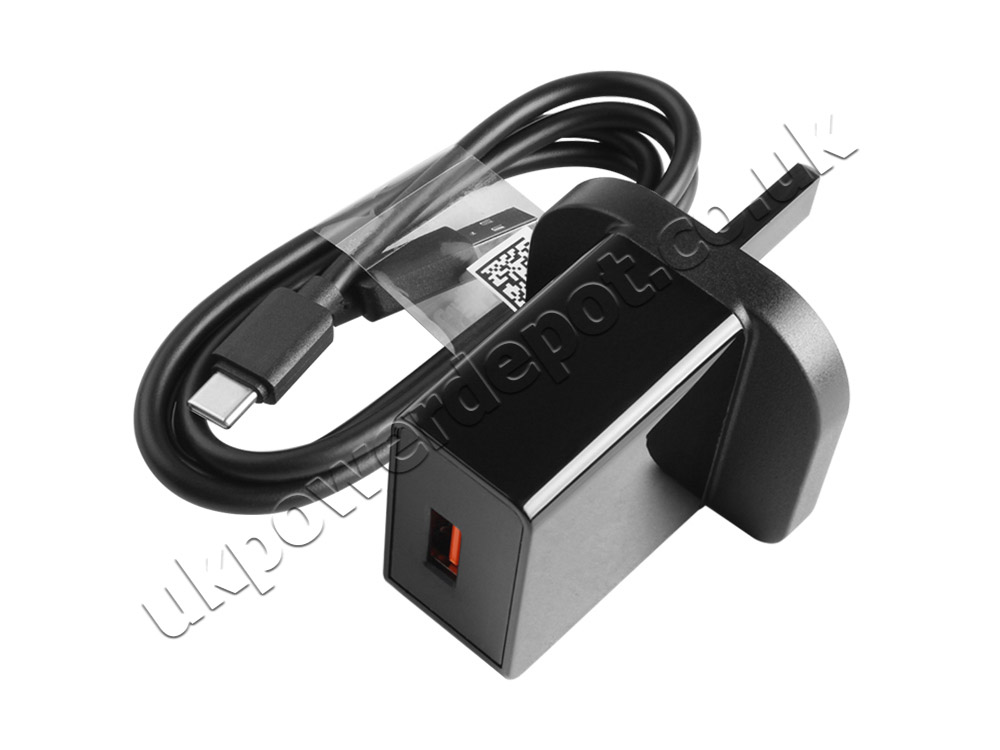 18W USB-C TYPE-C QC3.0 Charger Lenovo Tab M10 (3rd Gen) TB328FU AC Adapter