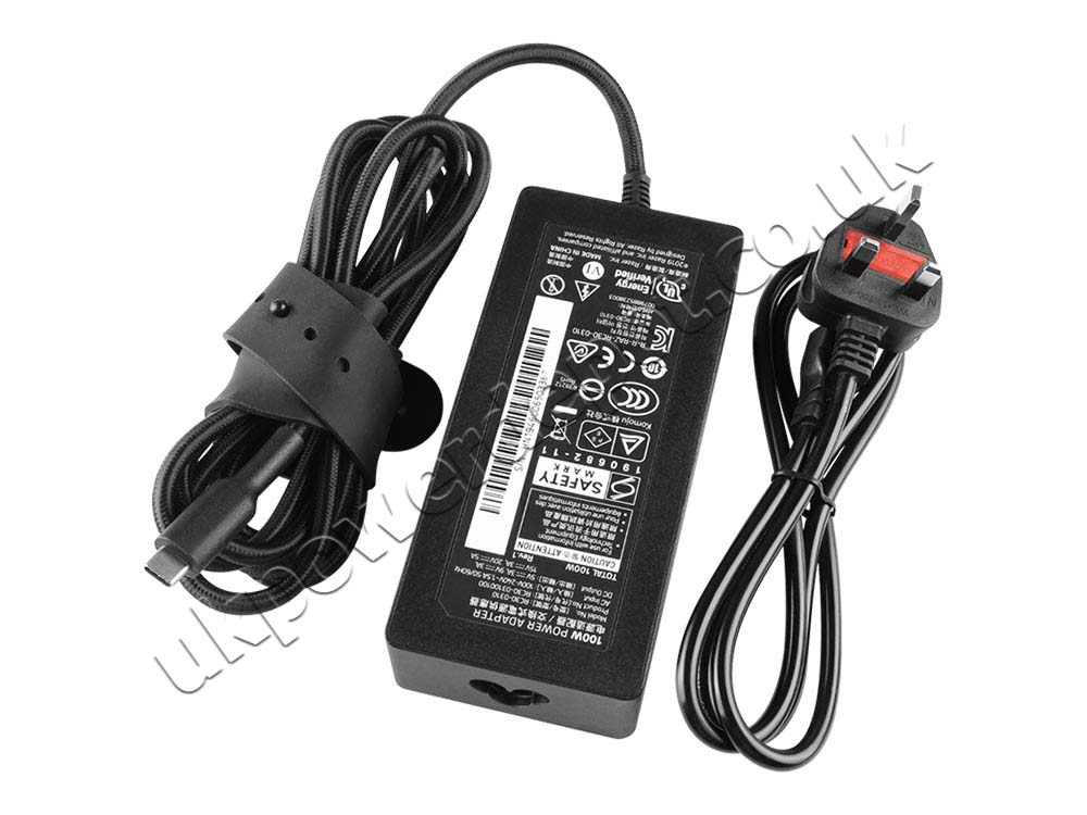 Original 100W USB-C Charger Razer Blade 16 RZ09-0483TEH3-R3U1 AC Adapter + Cable