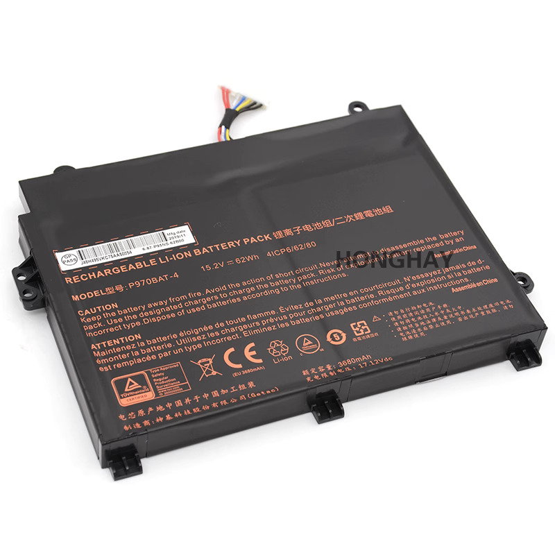 Battery Schenker Key 16 P960EN-K 3680mAh 62Wh