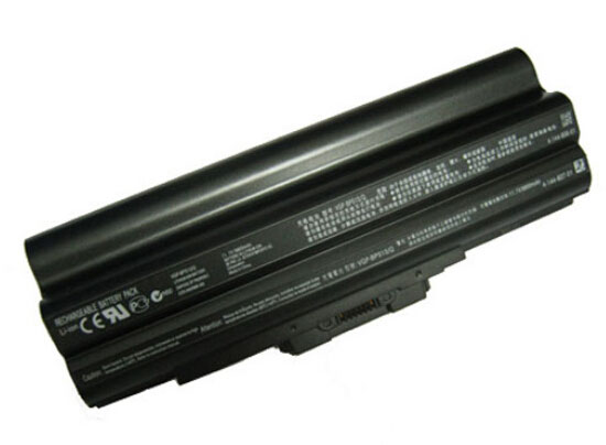 12 Cell Sony VGP-BPL13 Battery Black - Click Image to Close