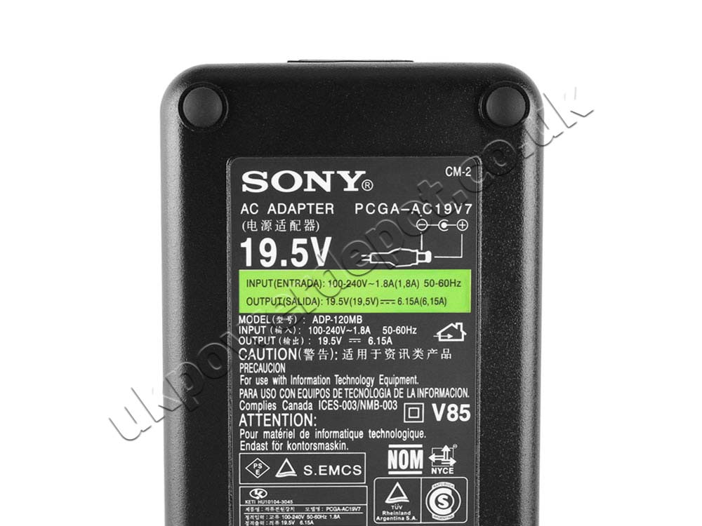 Original 120W Sony KD-43XF7003 KD43XF7003 AC Adapter Charger