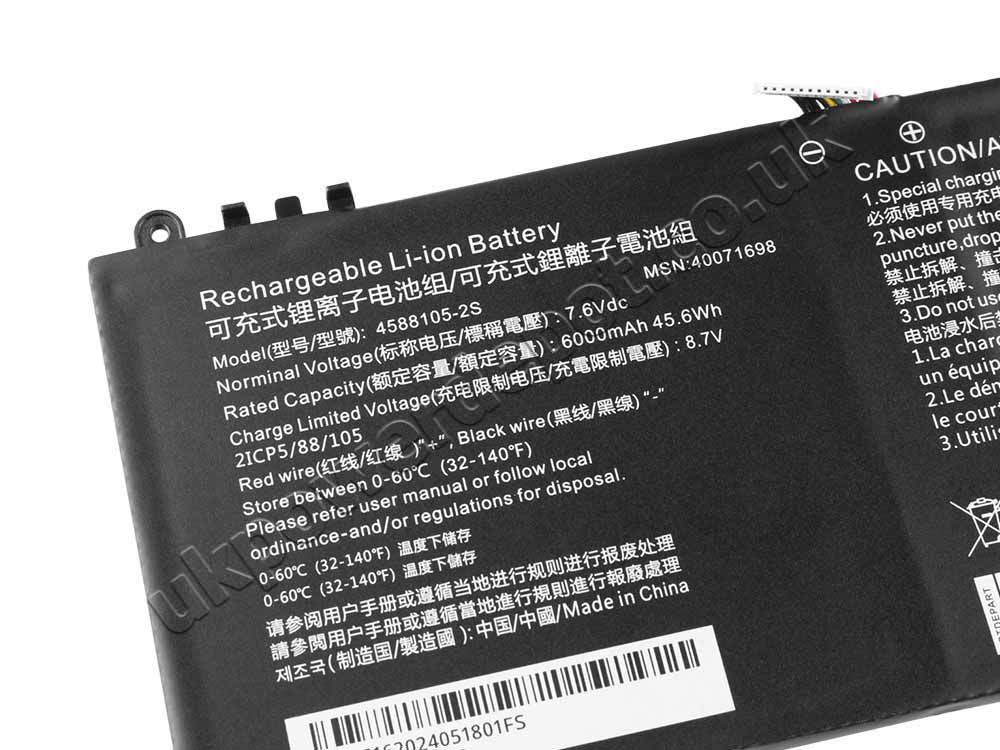 Battery Toshiba Dynabook Satellite Pro C50-G-10J 6000mAh 45.6Wh