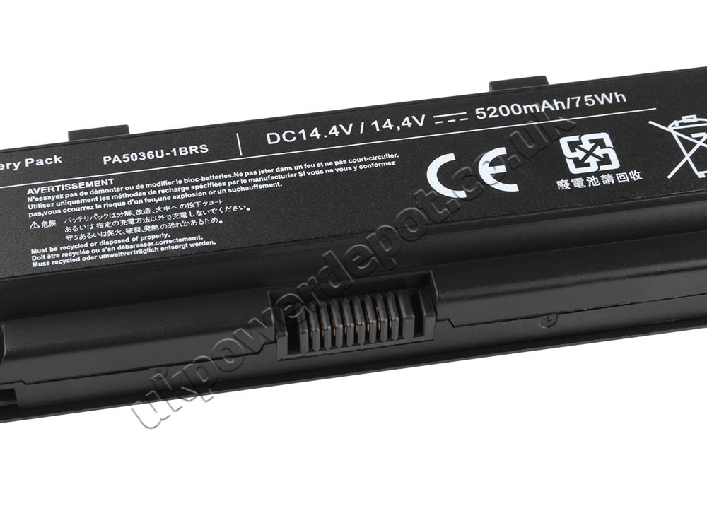 75Wh Toshiba Qosmio X870-144 X870-1003X X870-B731 Battery