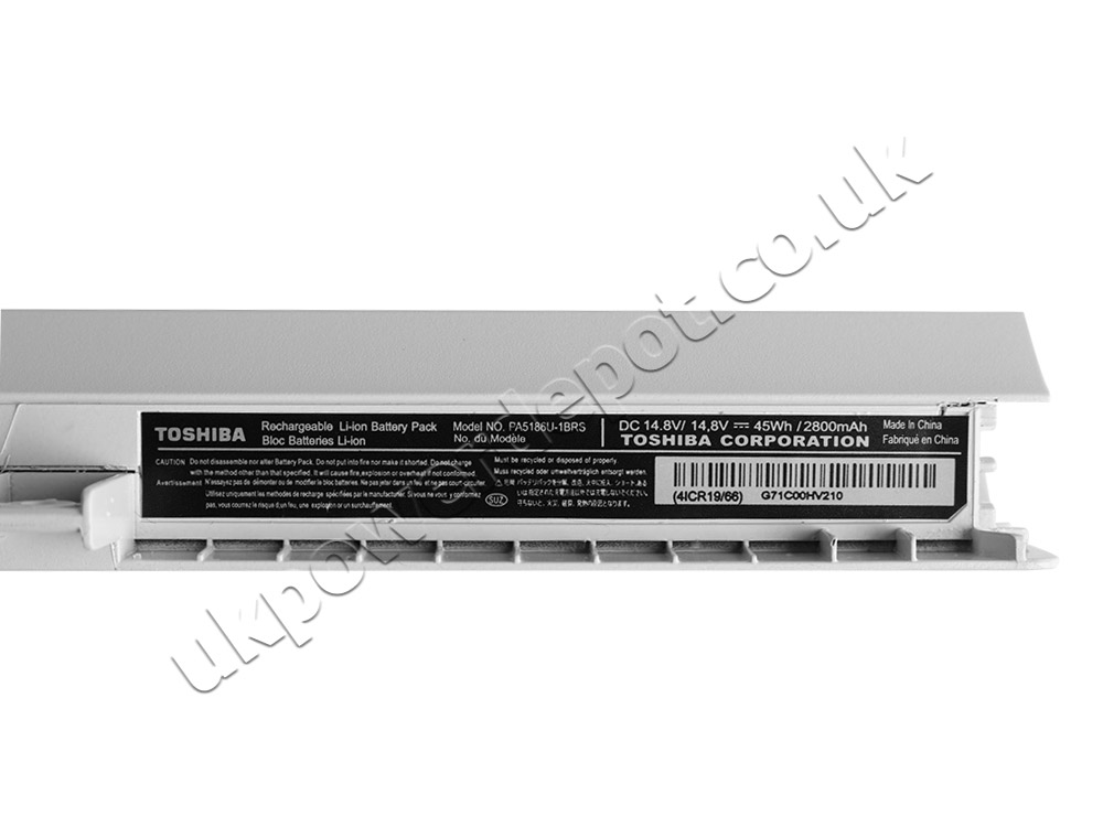 45Wh Toshiba Satellite C50-B-137 C50-B-138 Battery White