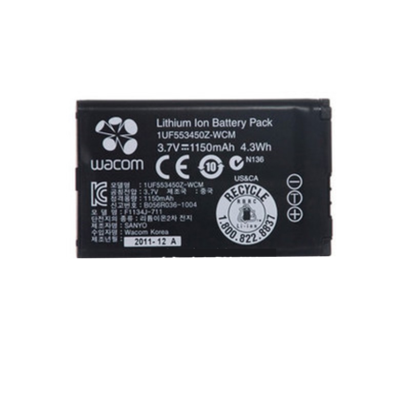 Original Battery Wacom PTH-650-DE 1150mAh 4.3Wh
