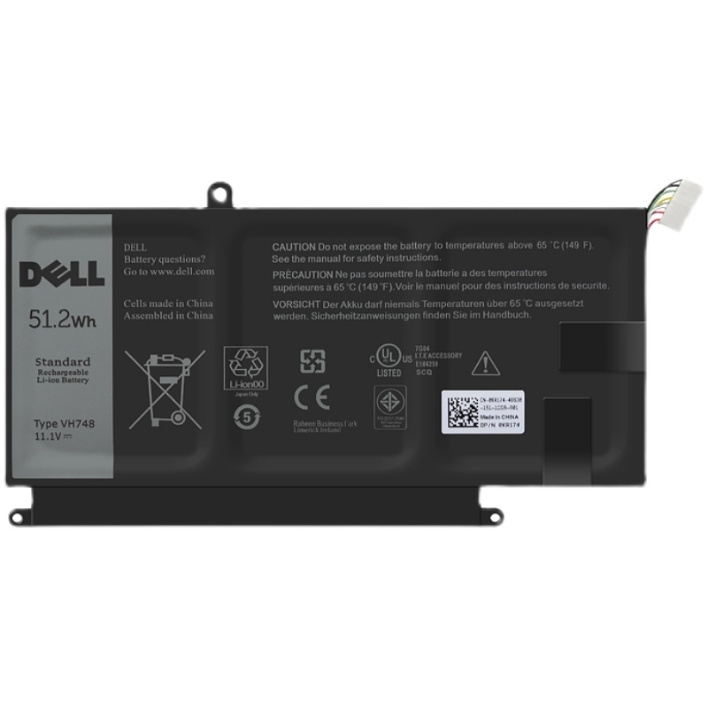 51.2W Dell VH748 Inspiron 14 5439 Series Battery